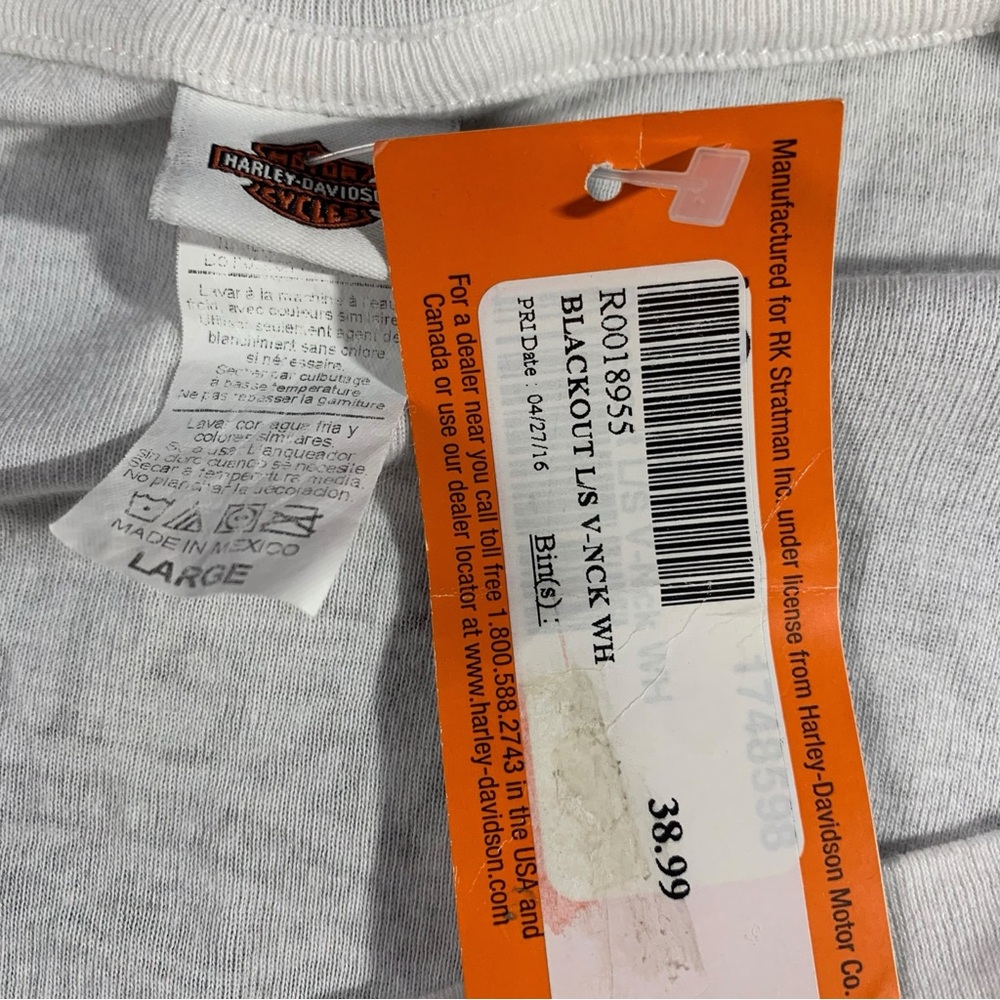 HARLEY-DAVIDSON Biketown Long Sleeve Graphic Tee – Size L - Picture 6 of 6